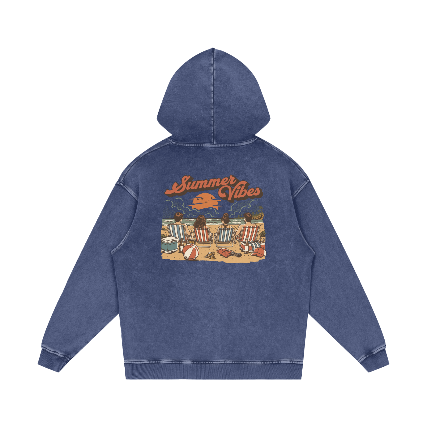 Summer Vibes Loose Fit Hoodie