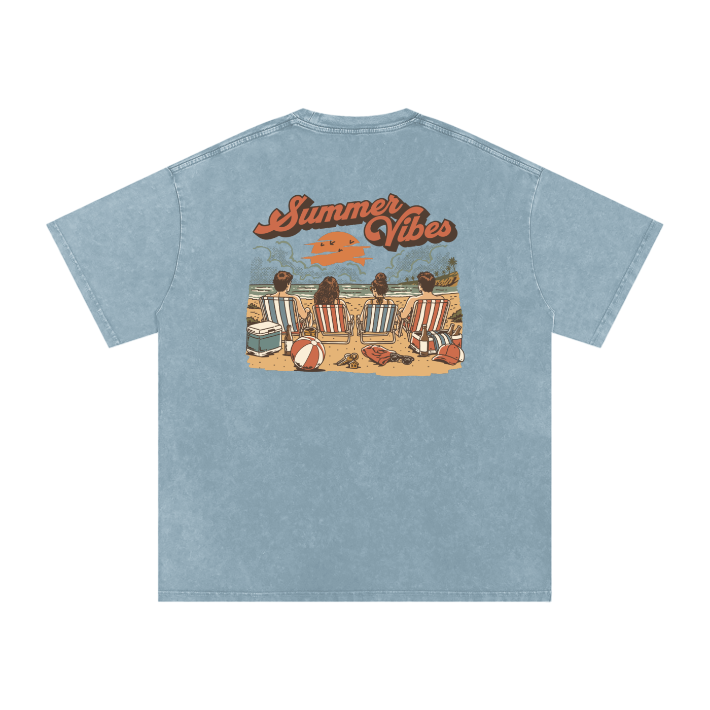 Summer Vibes Oversized Tee