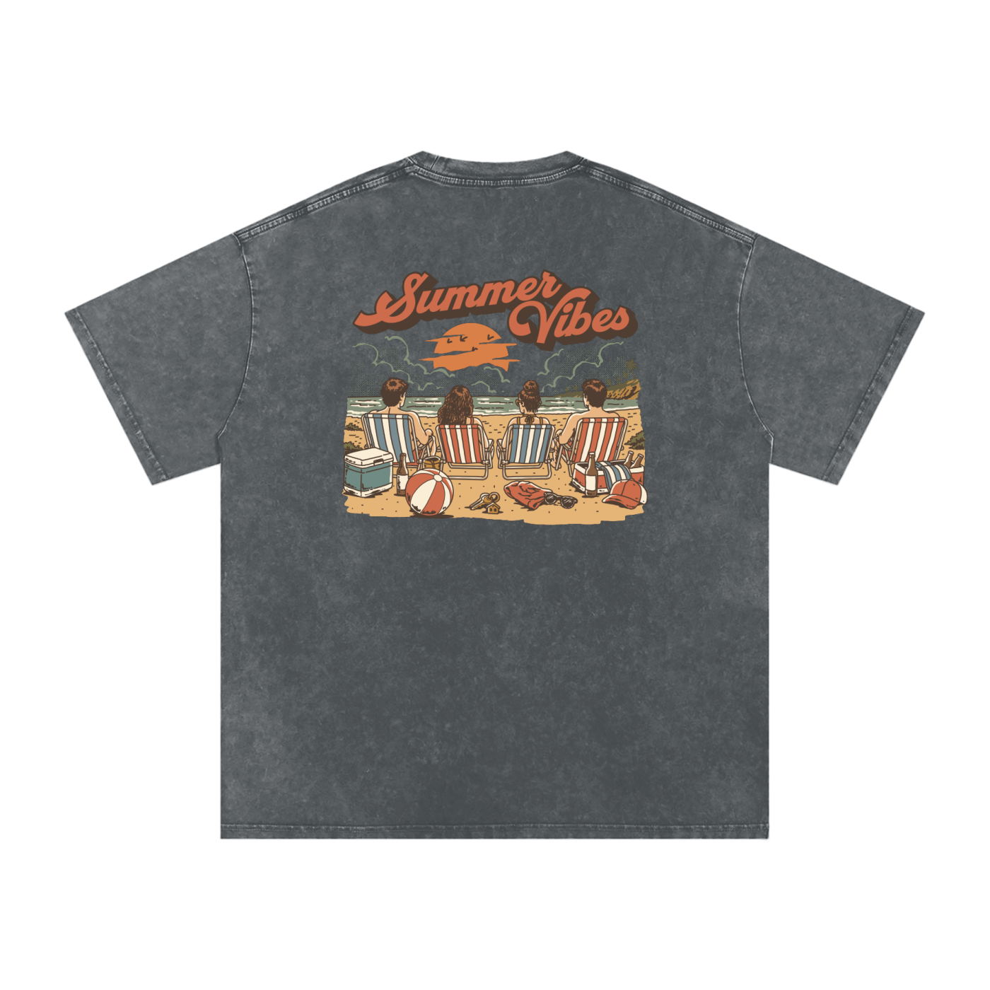 Summer Vibes Oversized Tee