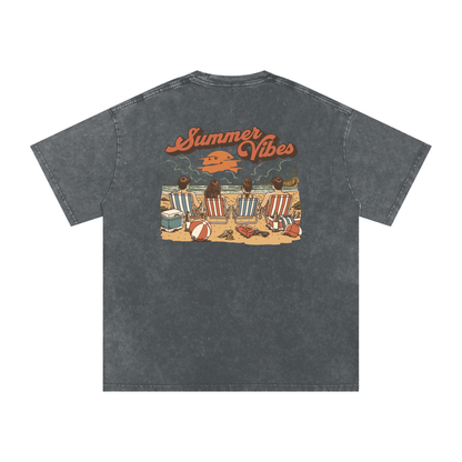 Summer Vibes Oversized Tee