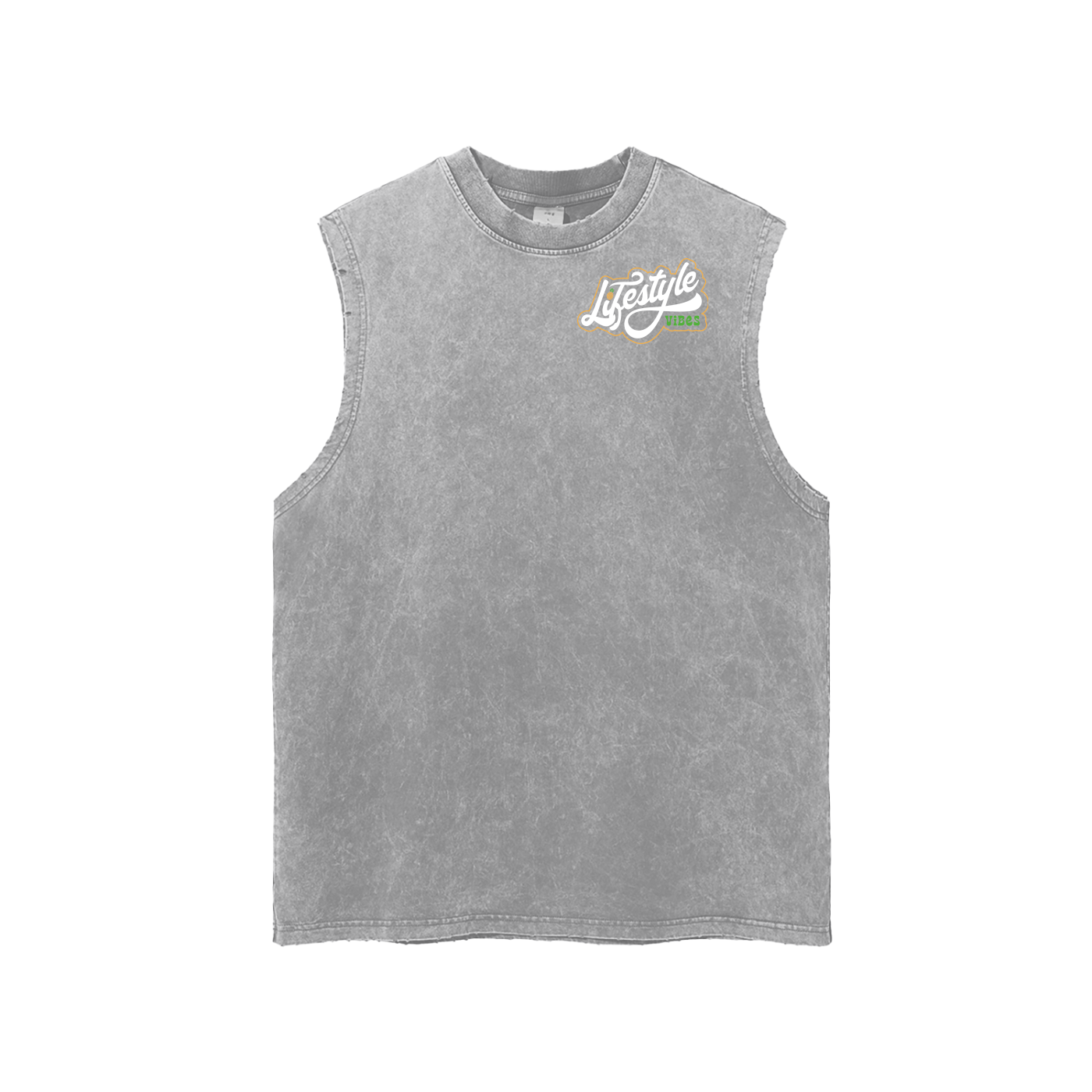 Summer Vibes Snow Washed Tank