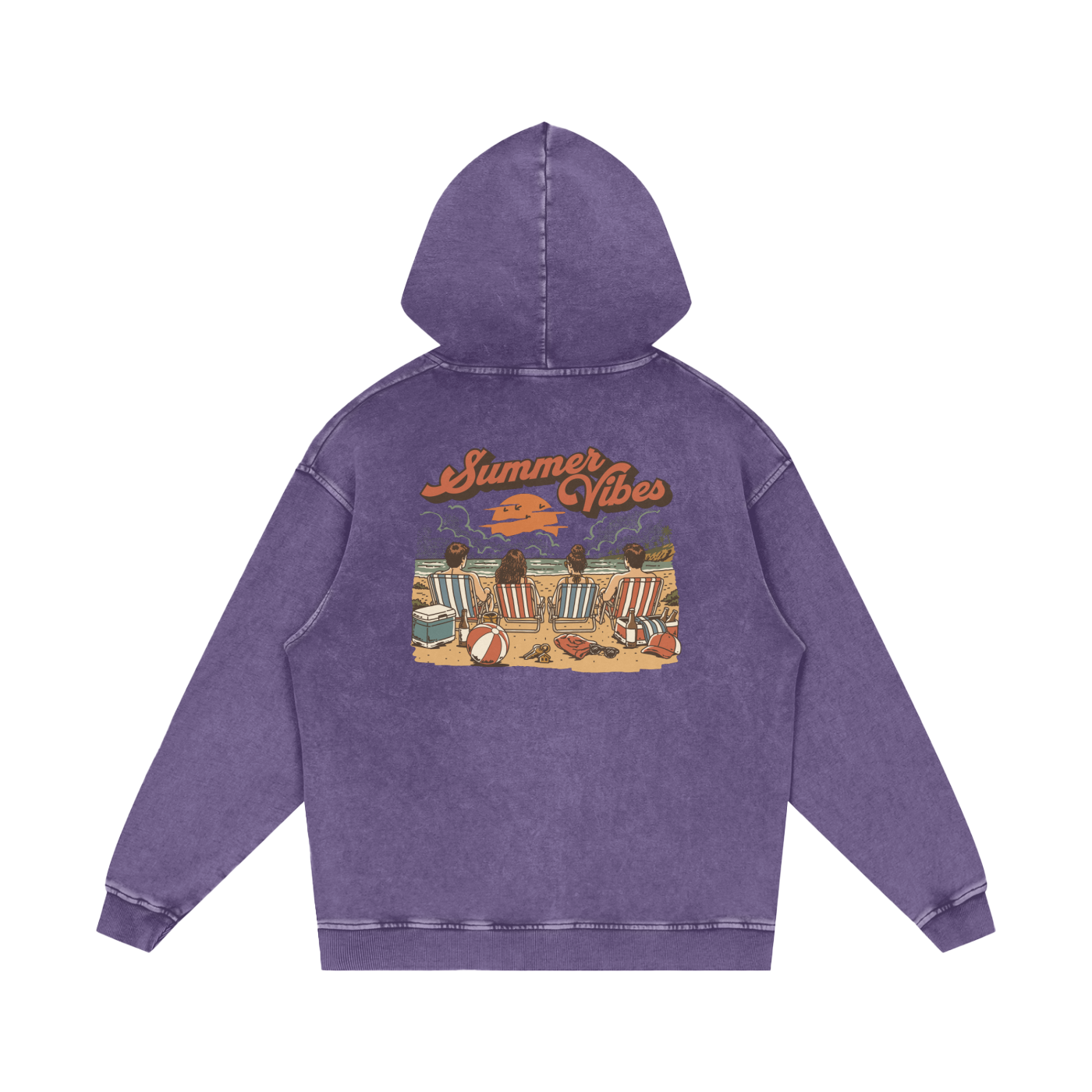 Summer Vibes Loose Fit Hoodie