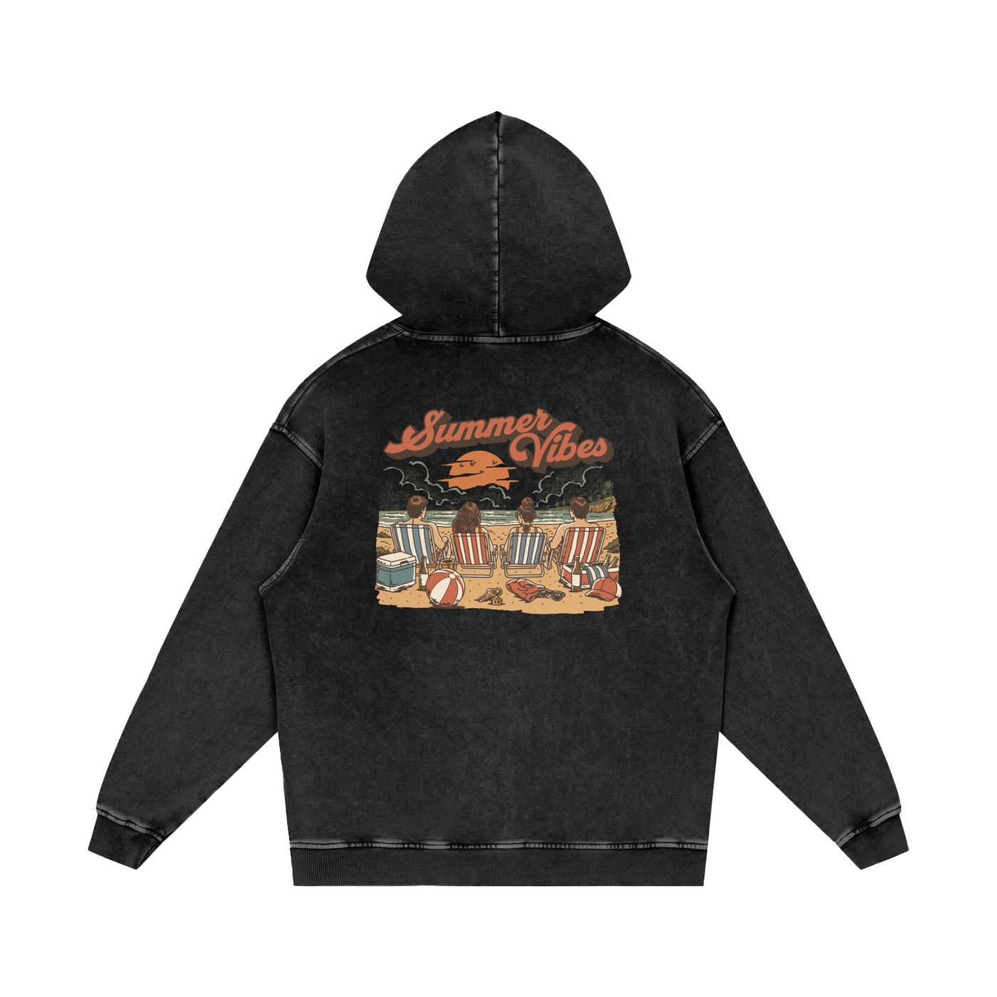 Summer Vibes Loose Fit Hoodie
