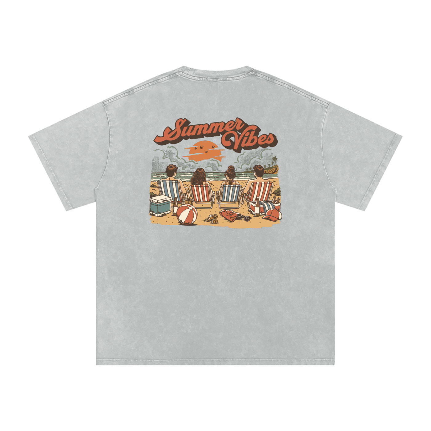 Summer Vibes Oversized Tee